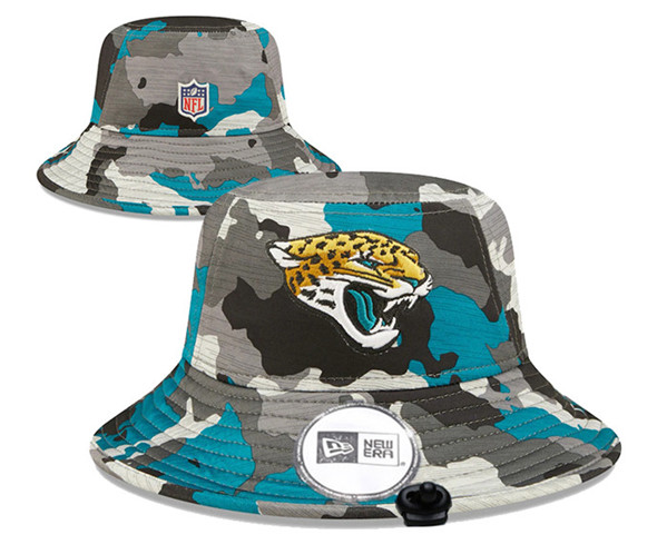 Jacksonville Jaguars Salute To Service Stitched Bucket Fisherman Hats 031